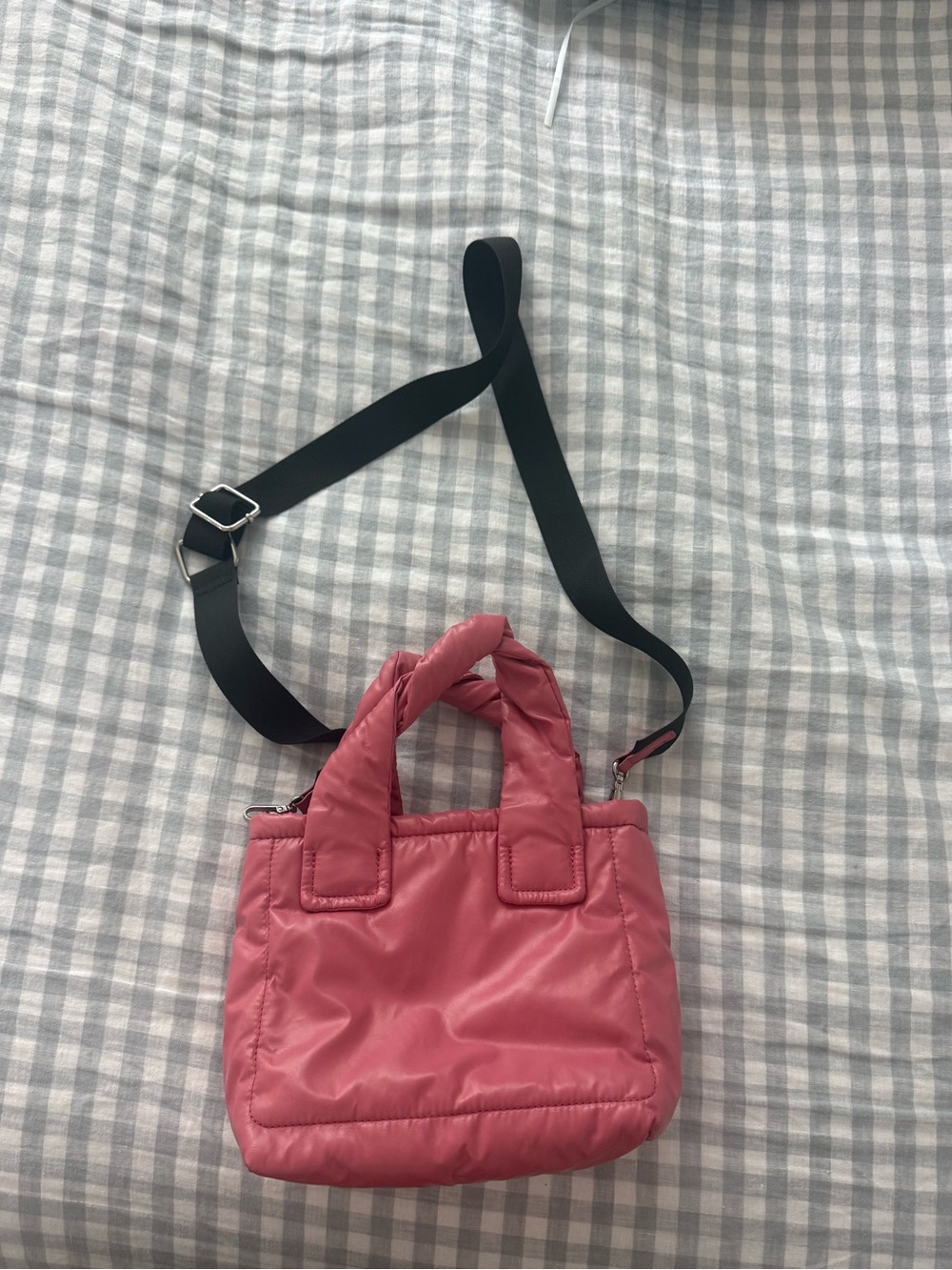 Zara pink puff crossbody bag